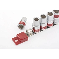 Набор головок торцевых 1/2, 6-гр., CrV, 10 шт (10-22мм) MATRIX 13557