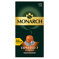 Кофе в капсулах для кофемашин Monarch Espresso 7 Classico (10 штук в упаковке) фото Кофе в капсулах для кофемашин Monarch Espresso 7 Classico (10 штук в упаковке)
