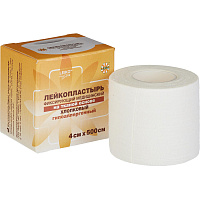 Пластырь фиксирующий Leiko Plaster 4x500 см тканная основа фото Пластырь фиксирующий Leiko Plaster 4x500 см тканная основа
