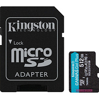 Карта памяти 512 Гб microSDXC Kingston Canvas Go! Plus UHS-I U3 A2 V30 (SDCG3/512Gb) фото Карта памяти 512 Гб microSDXC Kingston Canvas Go! Plus UHS-I U3 A2 V30 (SDCG3/512Gb)