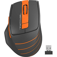 Мышь беспроводная A4 Fstyler FG30 серо-оранжевая фото Мышь беспроводная A4 Fstyler FG30 серо-оранжевая