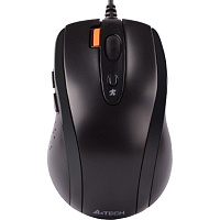 Мышь проводная A4 V-Track Padless N-70FX черная фото Мышь проводная A4 V-Track Padless N-70FX черная