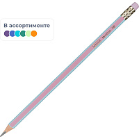 Карандаш чернографитный HB с ластиком Attache Meridian заточенный трехгранный фото Карандаш чернографитный HB с ластиком Attache Meridian заточенный трехгранный