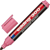 Маркер перманентный Edding 300/9 розовый (толщина линии 1,5-3 мм) круглый наконечник