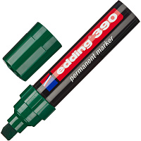 Маркер перманентный Edding 390/4 зеленый (толщина линии 4-12 мм) скошенный наконечник