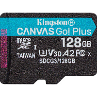 Карта памяти 128 ГБ microSDXC Kingston Canvas Go! Plus Class 10 UHS-I (SDCG3/128GBSP) фото Карта памяти 128 ГБ microSDXC Kingston Canvas Go! Plus Class 10 UHS-I (SDCG3/128GBSP)