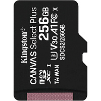 Карта памяти 256 ГБ microSDXC Kingston Canvas Select Plus Class 10 UHS-I (SDCS2/256GBSP) фото Карта памяти 256 ГБ microSDXC Kingston Canvas Select Plus Class 10 UHS-I (SDCS2/256GBSP)