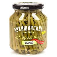Черемша Лукашинские по-кавказски 340 г фото Черемша Лукашинские по-кавказски 340 г