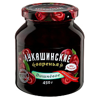Варенье Лукашинские вишневое без косточки 450 г фото Варенье Лукашинские вишневое без косточки 450 г