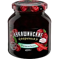 Варенье Лукашинские вишневое без косточки 450 г фото Варенье Лукашинские вишневое без косточки 450 г