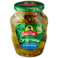Огурцы Дядя Ваня По-Берлински маринованные 680 г фото Огурцы Дядя Ваня По-Берлински маринованные 680 г