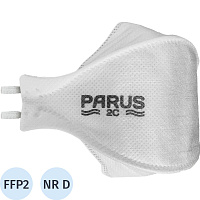 Респиратор Parus 2C противоаэрозольный без клапана FFP2 фото Респиратор Parus 2C противоаэрозольный без клапана FFP2