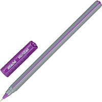 Ручка шариковая Attache Meridian синяя корпус soft touch (серо-фиолетовый корпус, толщина линии 0.35 мм) фото Ручка шариковая Attache Meridian синяя корпус soft touch (серо-фиолетовый корпус, толщина линии 0.35 мм)