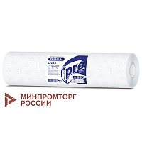 Простыни бумажные рулонные с перфорацией 50 м PROtissue PREMIUM, 2-слойные, 135 листов 37х50 см, С243 фото Простыни бумажные рулонные с перфорацией 50 м PROtissue PREMIUM, 2-слойные, 135 листов 37х50 см, С243