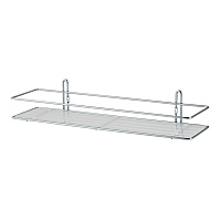 Полка для ванной Swensa 1-ярусная прямая 40x11x7 см фото Полка для ванной Swensa 1-ярусная прямая 40x11x7 см