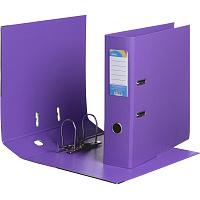 Папка-регистратор Attache Bright colours 80 мм сиреневая бумвинил фото Папка-регистратор Attache Bright colours 80 мм сиреневая бумвинил