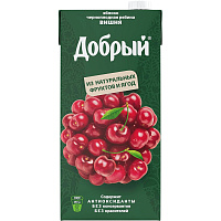 Нектар Добрый яблоко-черноплодная рябина-вишня 2 л фото Нектар Добрый яблоко-черноплодная рябина-вишня 2 л