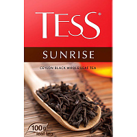 Чай листовой черный Tess Sunrise 100 г фото Чай листовой черный Tess Sunrise 100 г