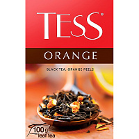 Чай листовой черный Tess Orange 100 г (лист смородины, яблоко, апельсин) фото Чай листовой черный Tess Orange 100 г (лист смородины, яблоко, апельсин)