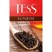 Чай листовой черный Tess Sunrise 200 г фото Чай листовой черный Tess Sunrise 200 г