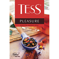 Чай листовой черный Tess Pleasure 400 г (яблоко, шиповник, тропические фрукты) фото Чай листовой черный Tess Pleasure 400 г (яблоко, шиповник, тропические фрукты)