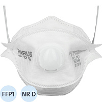 Респиратор Parus 1CK противоаэрозольный с клапаном FFP1 фото Респиратор Parus 1CK противоаэрозольный с клапаном FFP1