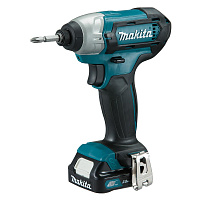 Шуруповерт ударный аккумуляторный Makita TD110DWAE бесщеточный 2 АКБ х Li-ion (12В, 2 Ач)+ЗУ в кейсе фото Шуруповерт ударный аккумуляторный Makita TD110DWAE бесщеточный 2 АКБ х Li-ion (12В, 2 Ач)+ЗУ в кейсе