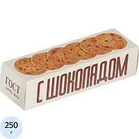 Печенье овсяное Полет классическое с кусочками шоколада 250 г фото Печенье овсяное Полет классическое с кусочками шоколада 250 г