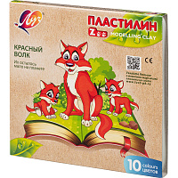 Пластилин классический Луч Zoo 10 цветов 150 грамм фото Пластилин классический Луч Zoo 10 цветов 150 грамм