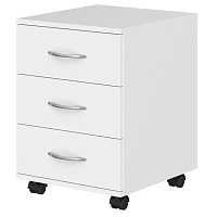 Тумба подкатная Simple SC-3M/3M.1 (белый, 412х450х566 мм, 3 ящика) фото Тумба подкатная Simple SC-3M/3M.1 (белый, 412х450х566 мм, 3 ящика)