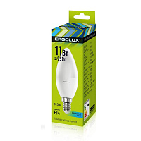 Лампа светодиодная Ergolux LED C 11Вт E14 4500К 1060Лм 13619 фото Лампа светодиодная Ergolux LED C 11Вт E14 4500К 1060Лм 13619