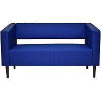 Диван двухместный Ретро Р-2 синий искусственная кожа