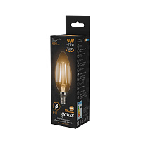 Лампа светодиодная Gauss LED Filament C 9Вт E14 2700К 680Лм 220В 103801109 фото Лампа светодиодная Gauss LED Filament C 9Вт E14 2700К 680Лм 220В 103801109