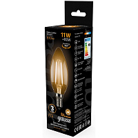 Лампа светодиодная Gauss LED Filament C 11Вт E14 2700К 720Лм 220В 103801111 фото Лампа светодиодная Gauss LED Filament C 11Вт E14 2700К 720Лм 220В 103801111