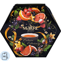 Чай ассорти Maitre de The Exclusive Collection 60 пакетиков фото Чай ассорти Maitre de The Exclusive Collection 60 пакетиков