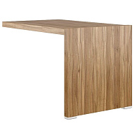 Брифинг-приставка Solid (орех, 1200x710x750 мм)