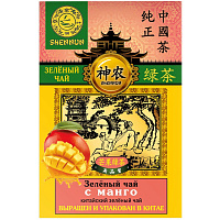 Чай листовой зеленый Shennun 100 г (манго) фото Чай листовой зеленый Shennun 100 г (манго)