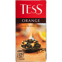 Чай черный Tess Orange 25 пакетиков (апельсин) фото Чай черный Tess Orange 25 пакетиков (апельсин)