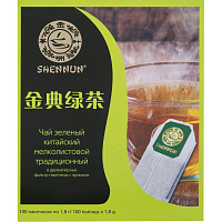 Чай зеленый Shennun 100 пакетиков фото Чай зеленый Shennun 100 пакетиков