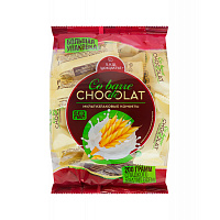 Конфеты шоколадные Co barre de Chocolat мультизлаковые с белой кондитерской глазурью 200 г фото Конфеты шоколадные Co barre de Chocolat мультизлаковые с белой кондитерской глазурью 200 г