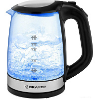 Чайник электрический Brayer BR1040BK чёрный фото Чайник электрический Brayer BR1040BK чёрный