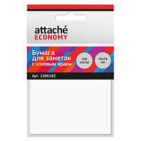 Стикеры Attache Economy 76x76 мм белые (1 блок на 100 листов) фото Стикеры Attache Economy 76x76 мм белые (1 блок на 100 листов)