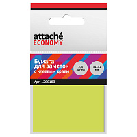 Стикеры Attache Economy 51x51 мм неоновый желтый (1 блок на 100 листов) фото Стикеры Attache Economy 51x51 мм неоновый желтый (1 блок на 100 листов)