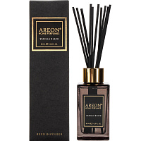Аромадиффузор Areon Home Sticks premium Vanilla Black 85 мл фото Аромадиффузор Areon Home Sticks premium Vanilla Black 85 мл