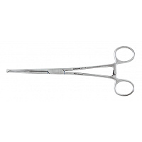 Зажим кровоостанавливающий Surgicon №3 зубчатый изогнутый 200 мм фото Зажим кровоостанавливающий Surgicon №3 зубчатый изогнутый 200 мм