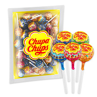 Карамель на палочке Chupa Chups 504 г (42 штуки в упаковке) фото Карамель на палочке Chupa Chups 504 г (42 штуки в упаковке)