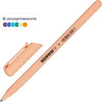 Ручка шариковая неавтоматическая Kores Pastel K0R-M синяя (толщина линии 0.7 мм) фото Ручка шариковая неавтоматическая Kores Pastel K0R-M синяя (толщина линии 0.7 мм)