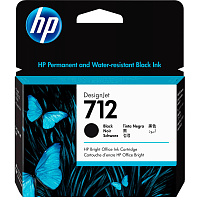 Картридж струйный HP 712 3ED71A черный оригинальный повышенной емкости фото Картридж струйный HP 712 3ED71A черный оригинальный повышенной емкости