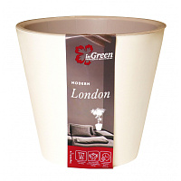 Горшок для цветов InGreen London 1.6 л бежевый (16х14.5 см) фото Горшок для цветов InGreen London 1.6 л бежевый (16х14.5 см)