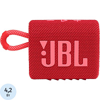 Акустическая система JBL GO 3 красная (JBLGO3RED) фото Акустическая система JBL GO 3 красная (JBLGO3RED)